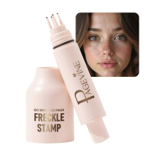 Faux Freckle Stamp Pen Waterproof Freckle Maker Spray Natural Looking Tool Multi Prong Precision Stamp Head Shade 3 Dark
