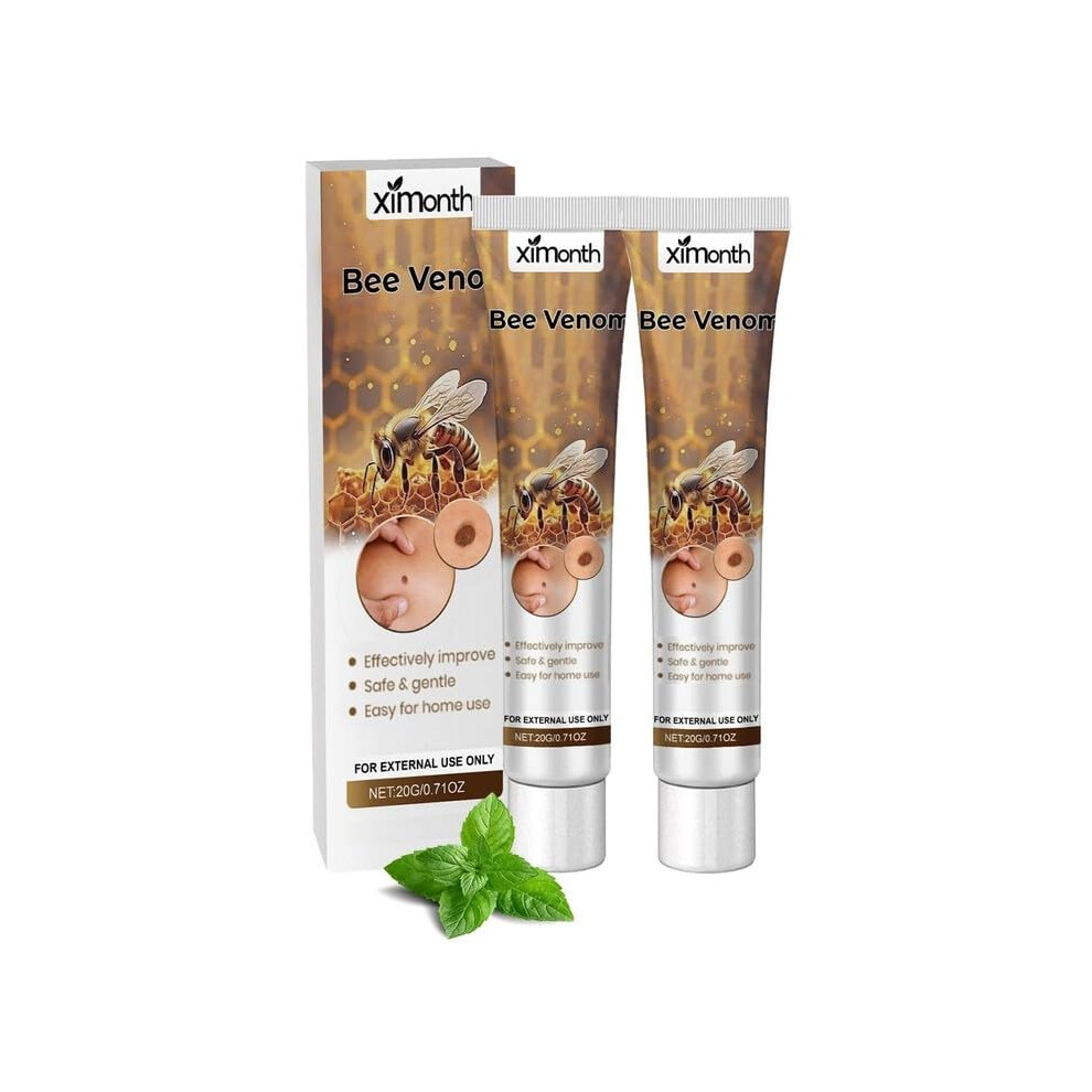 Bee Venom Cream 2 Pack for Deep Hydration and Fast Absorption, Face and Body Moisturizing
