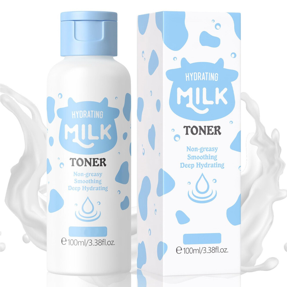 Hydrating Milk Facial Toner Deeply Moisturizes and Soothes Sensitive Skin 3.53 OZ