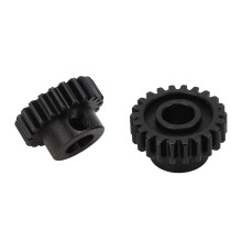 Kit de pignons d'engrenage pour moteur RC 25DP 1,0M 8mm 21T 22T en acier chromé