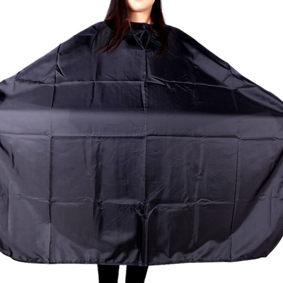 Hair Cutting Cape Black Lightweight Professional Salon Sheet for Clean Haircut Workspace Pack of 1