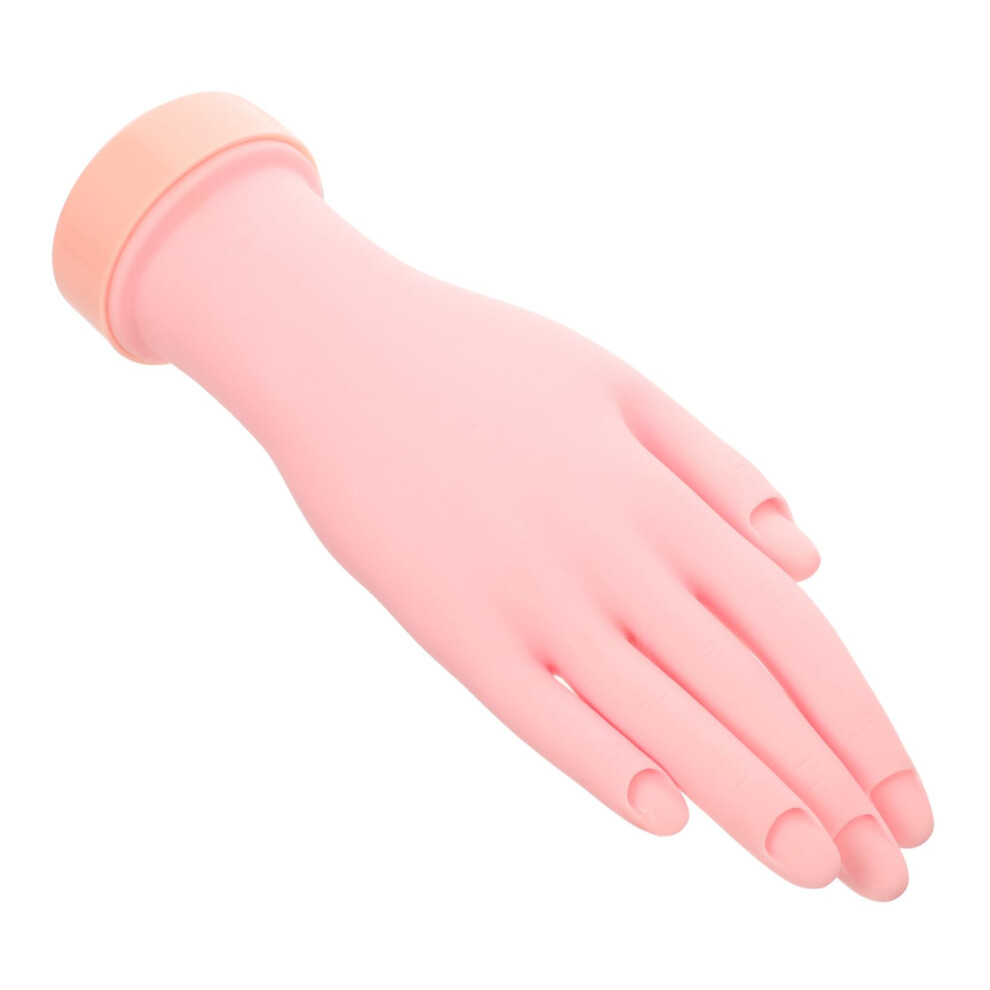 Nail Practice Hand for Beginners  Realistic Flexible Mannequin Hand for Nail Art Training and Display