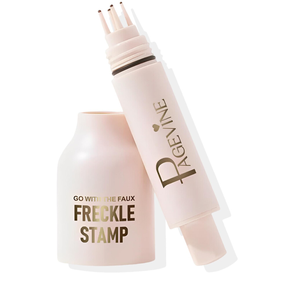 Freckle Stamp Pen Waterproof Quick Dry 5Point Marker for Natural Fake Freckles Makeup 02 Medium