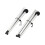 Poteaux de tente de plage pliants, 2 pièces, longueur réglable, 1