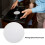 Soft Foldable Turntable Mat Wool Turntable Slipmat Anti-White 7