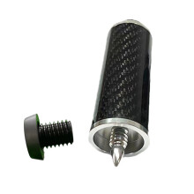 Tige d'extension ergonomique en Fiber de carbone-C 10 pouces