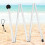 Poteaux de tente de plage pliants, 2 pièces, longueur réglable, 7