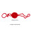 Hand Crocheted Cover Shield Winter Nose Warmth Protector-Red 4