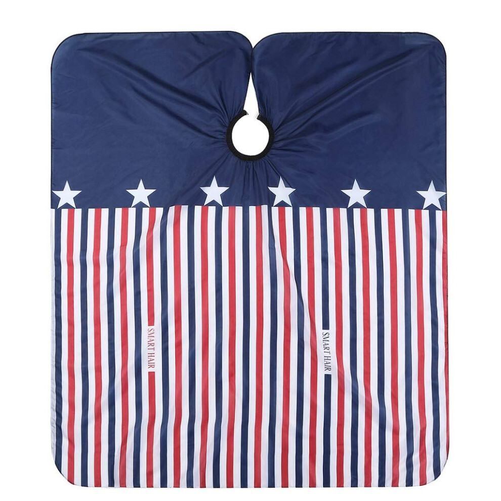 Hair Cutting Cape Waterproof Barber Cape with Adjustable Snap Closure for Salon and Home Use