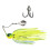 Spinnerbait Chatter Baits-6 Tiger Green 10g reinforced three 1