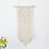 Boho Chic Διακόσμηση Σπιτιού, Χειροποίητη Κρεμάστρα Τοίχου Μακραμέ με Βαμβακερό 5