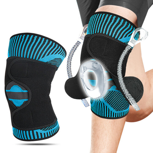 Breathable Knee Support Knee Pads Adjustable Knee Brace-Blue 1