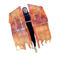 2Pcs Flame Praise Church Flags Praise Dance Worship Flags with