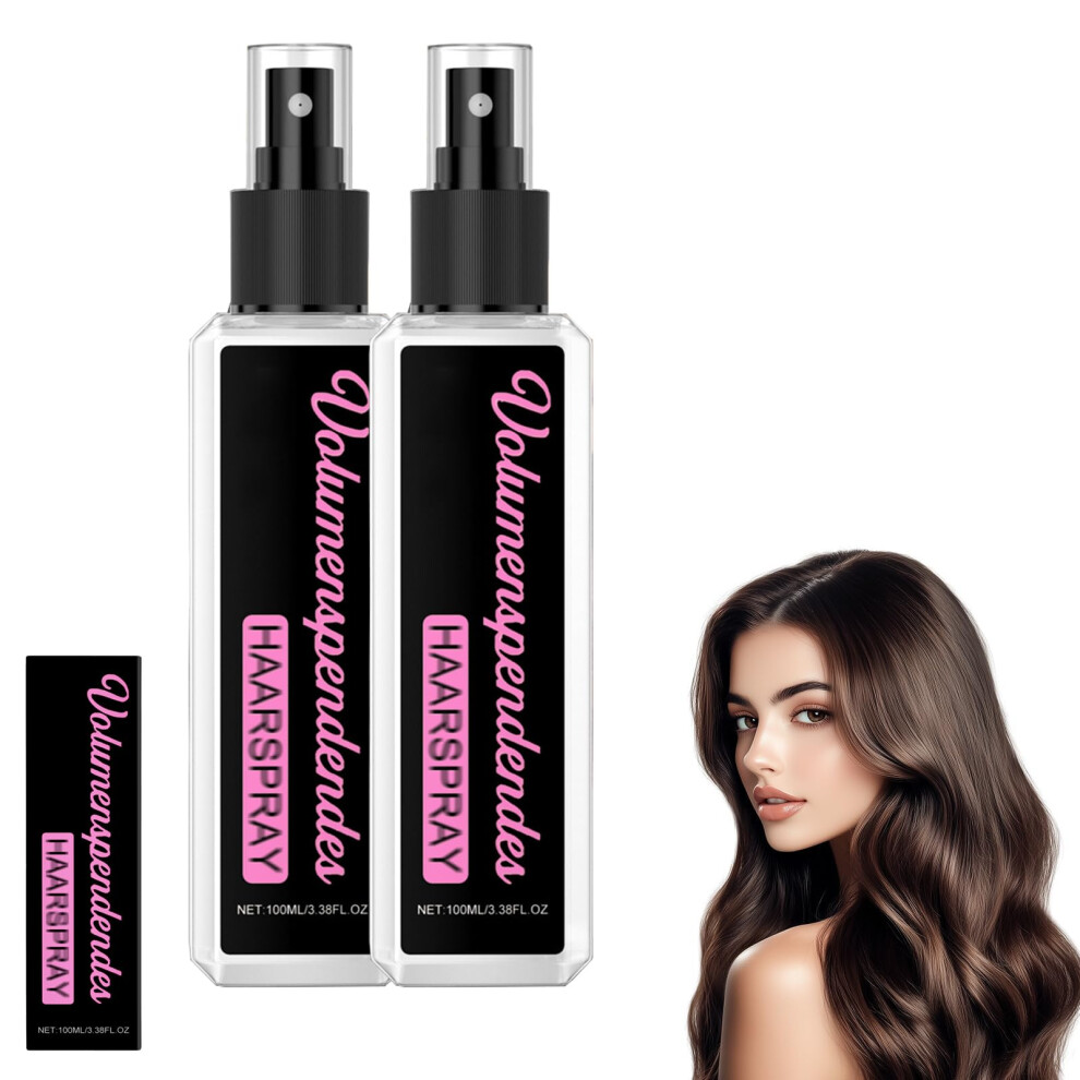 Volumizing Hair Spray with Instant Root Lift, Lightweight 24Hr Hold for Fine Hair, 2 Pack