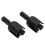 2 pezzi di coppa ingranaggio differenziale in acciaio RC per auto RC MX 07 1/7, nero 16