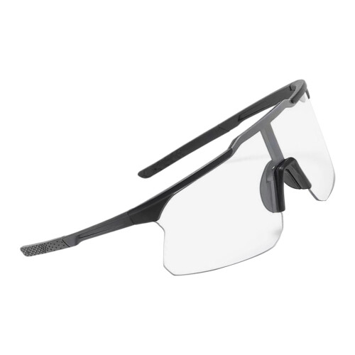 Comfortable Dustproof Cycling Glasses-Black frame transpar