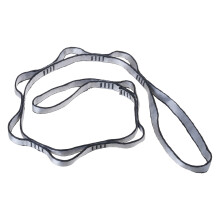 9 Rings Heavy Duty Nylons Climbing Strap For-Gray 1.1m 9 rings