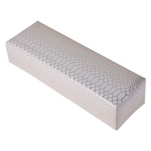 Manicure Hand Rest Pillow Leather Cushion Detachable Easy Clean NonSlip Salon and Home Use White