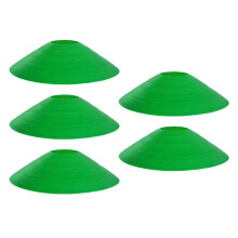 Set van 5 sportkegels polyethyleen textuur voor coaching-Groente