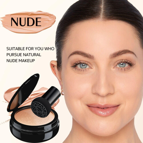 Cushion Foundation BB Cream Full Coverage Waterproof Moisturizing LongLasting Nude Tone 2