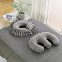Massage Table Face Cradle Pillow with Ergonomic Breast Support and Breathing Hole for SPA