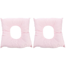 Face Down Massage Pillow Set with Ergonomic Face Support, Breathable Cutout for Spa and Salon