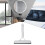 Shower Squeegee with BuiltIn Spray System and Rubber Scraper for Bathroom, Windows, Mirrors, White 3