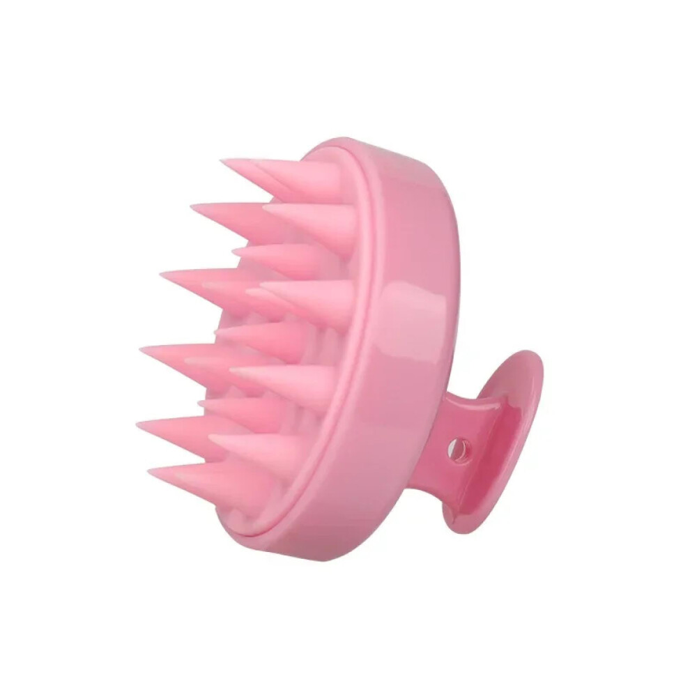 Silicone Shampoo Brush with Ergonomic Palm Grip for Gentle Wet and Dry Scalp Massage