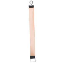 Buffalo Leather Strop With Suede Side Dual Texture Surface For Sharpening And Polishing Blades Superior Edge Maintenance Tool For Barbers And