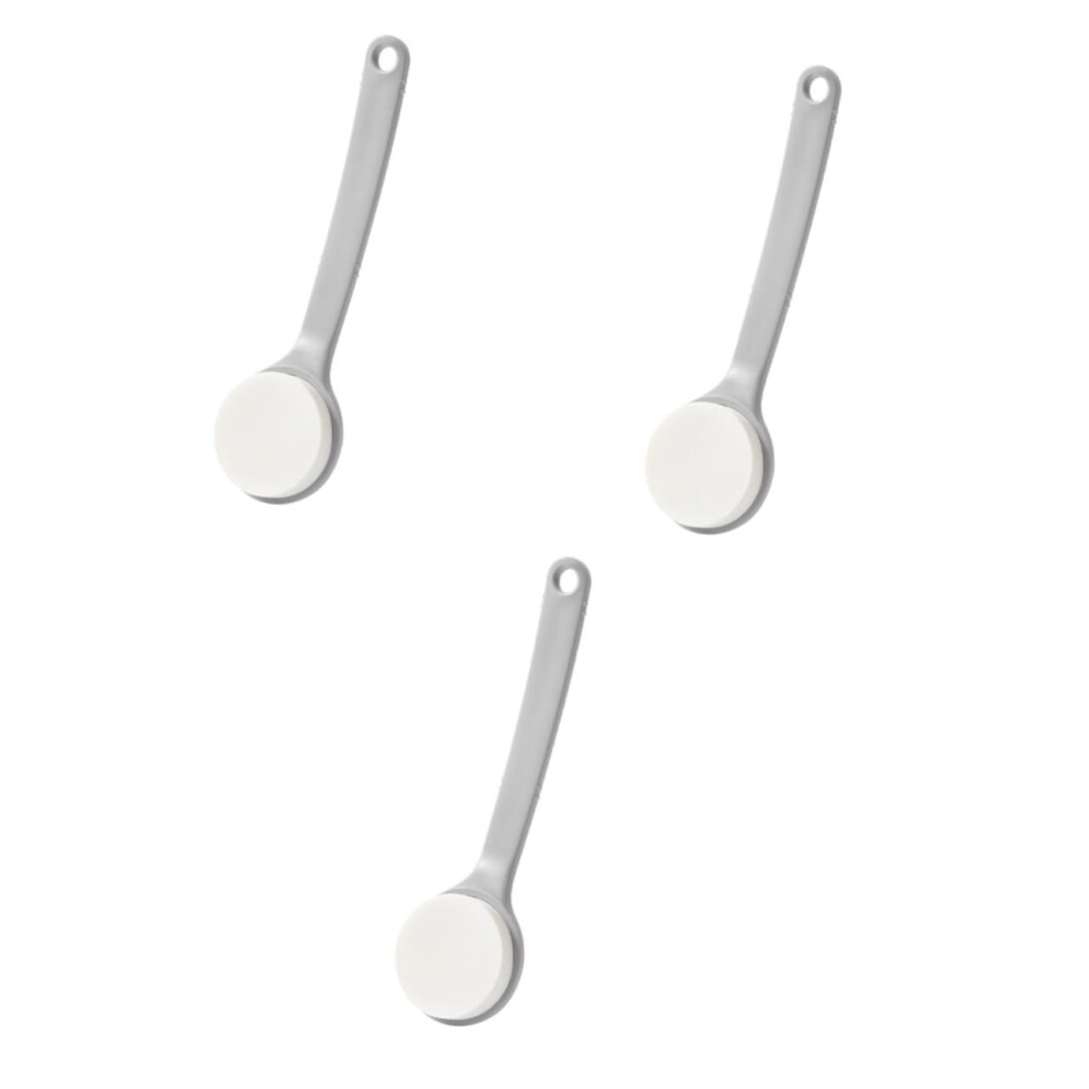 Bath Brush and Shower Brush Set, Long Handle Exfoliating Body Brush with Hanging Hole for Back Cleaning