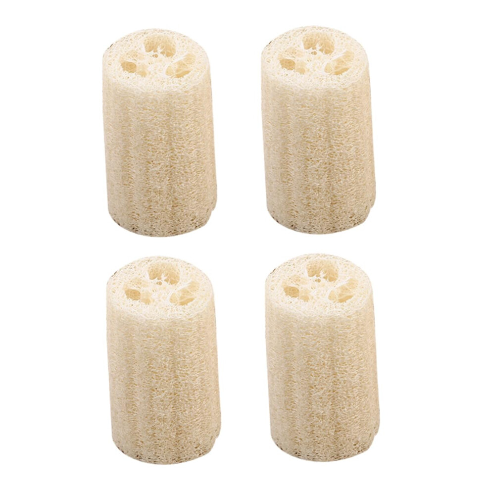 Loofah Bath Brush Set for Gentle Skin Exfoliation and Extended Reach Body Scrubber, 8 Pcs