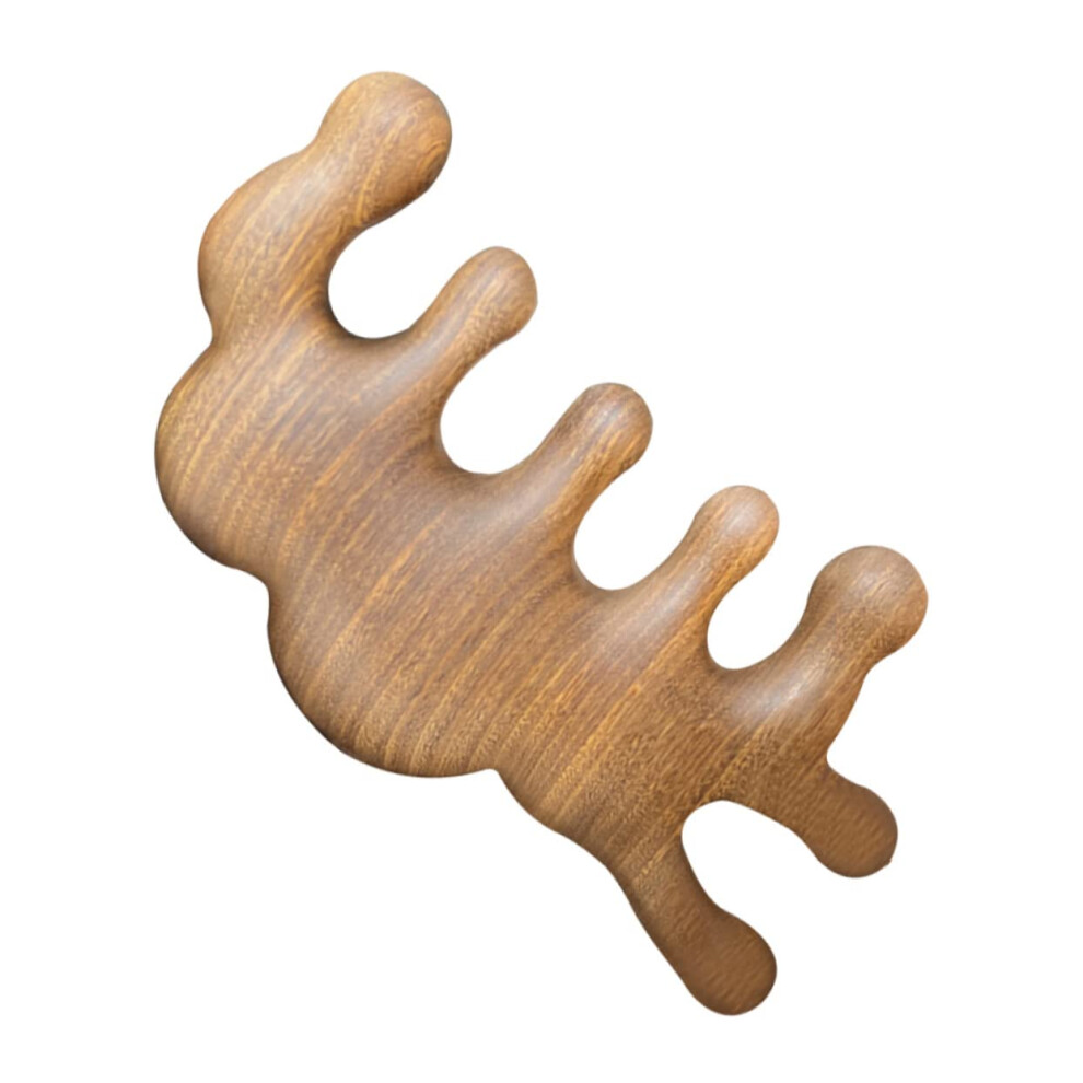 Unisex Wooden Hair Comb Widetooth Antistatic For Gentle Scalp Massage And Daily Hair Care