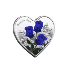 Heart-shaped Rose Metal Commemorative Coins, 52 Types of I-4