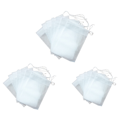 100pcs Empty Tea Bags with Drawstring for Tea-Drawstring 7x9cm 1