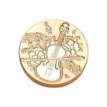 Music Themed Stamp Head, Wax Seal Stamp Head, Christmas Wax-B