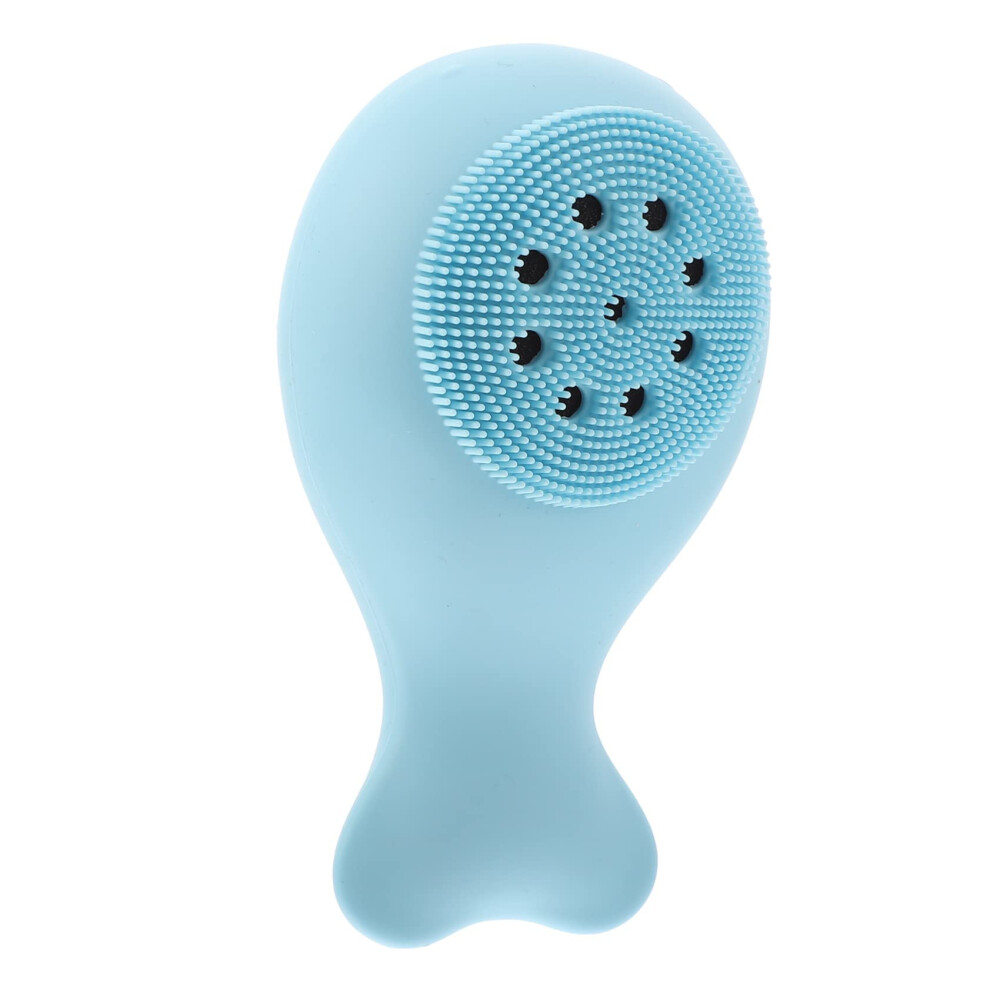 DualSided Silicone Body Scrubber Shower Brush for Gentle Exfoliation and QuickDrying Storage