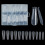 Nail Extension Forms Clear Reusable Dual Forms for Poly Gel Nails with Multiple Size Options 1