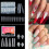 Nail Extension Forms Clear Reusable Dual Forms for Poly Gel Nails with Multiple Size Options 2