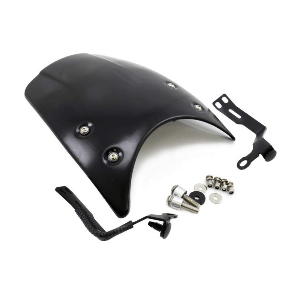 Windshield Aluminum Windscreen Wind Pressure Reduction For Bmw R Ninet 20162020 Black 9450606732446