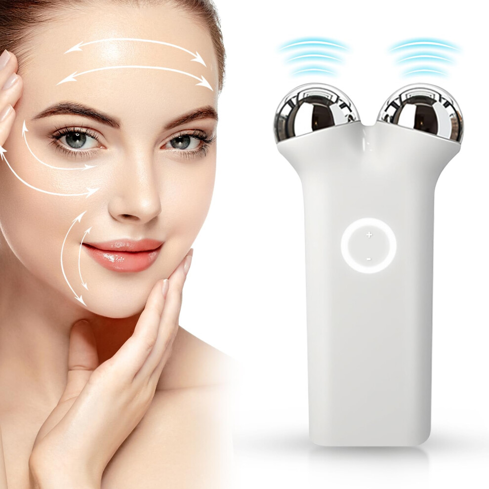 Microcurrent Facial Device for Wrinkles, USB Rechargeable AntiAging Face Lifting Massager