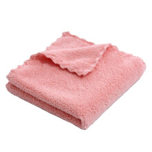 Microfiber Cleaning Cloths 30x30cm Pink Face Towels Set 10 Pack Soft Absorbent Quick Dry