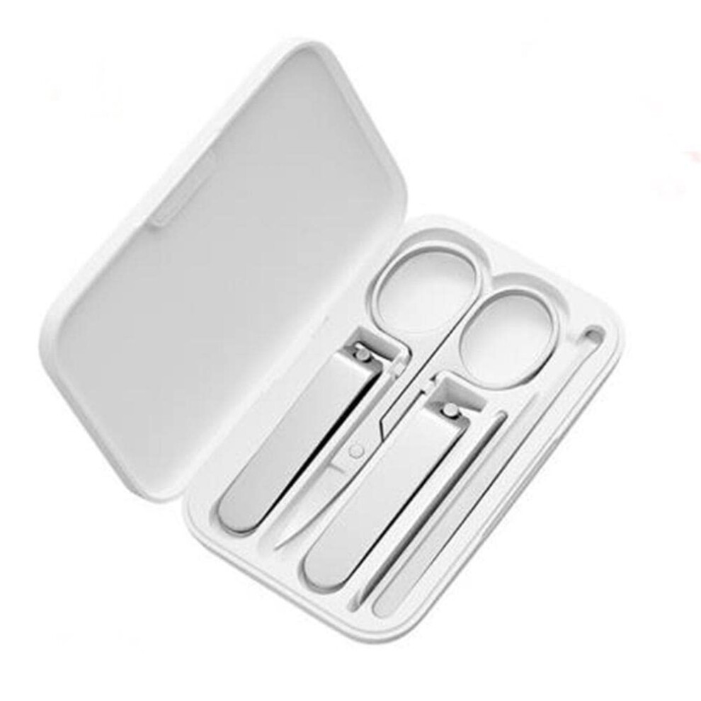 Manicure Set 7pcs Stainless Steel Pedicure Kit with Clippers and Scissors for Home and Travel