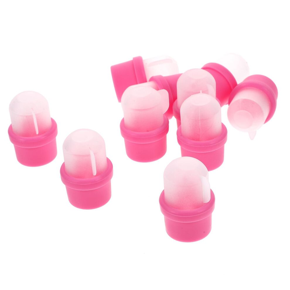 Nail Polish Remover Clips 20pcs Reusable Soaker Caps for Gel Polish Salon and Home Manicure Pedicure