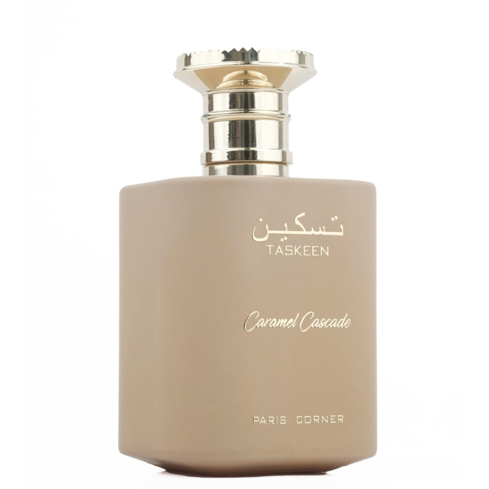 Taskeen Caramen Cascade Unisex Eau de Parfum 3.4 oz LongLasting Fragrance Spray