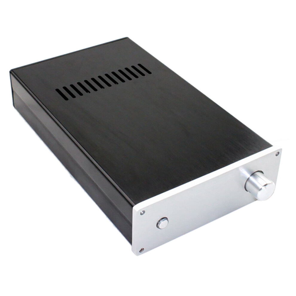 Amplifier Housing,Lm3886 All Aluminum Amplifier Chassis Diy Audio Amplifier Housing With Power Outlet Light 6133989831700