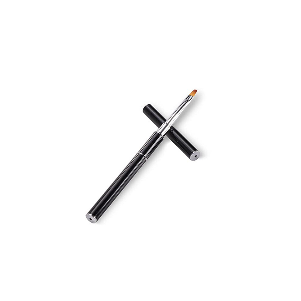 DualEnded UV Gel Nail Art Brush with Metal Handle for Precise Sculpting and Seamless Finish