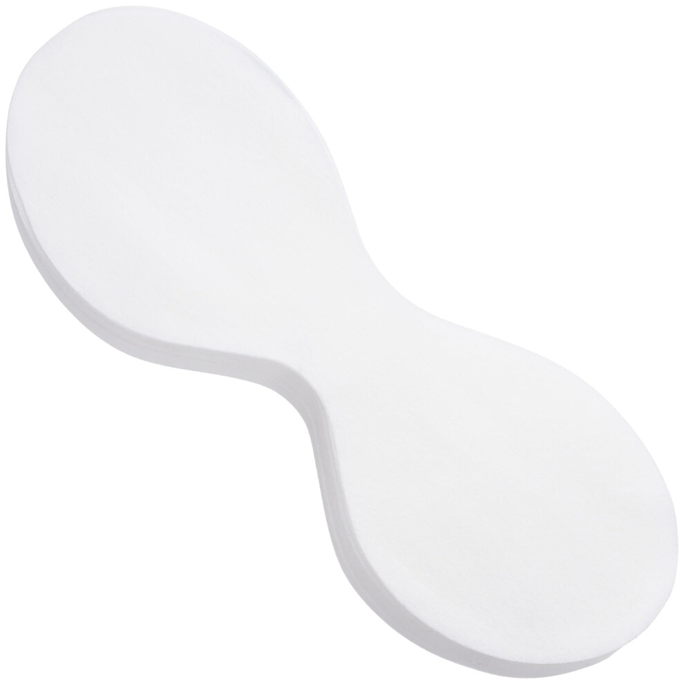 White 100 Sheets Disposable Eye Pads Nonwoven Cotton Eye Mask Sheets For Skincare Spa And Salon Use