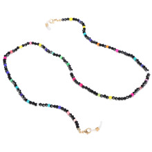 Catena per collana Boho regolabile, design con perline colorate, elegante catena decorativa per occhiali, catene per occhiali da donna con stile
