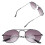 Κομψοί σκελετοί στρογγυλών γυαλιών ηλίου Aviator, σχεδιασμός με ελατήρια και 8