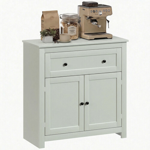 Homcom (Green) HOMCOM Sideboard, Kitchen Storage Cabinet w/ Adjustable Shelf, Drawer 1